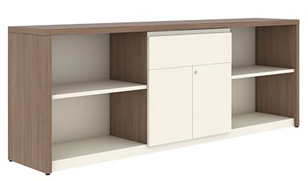 Shared office storage cabinets