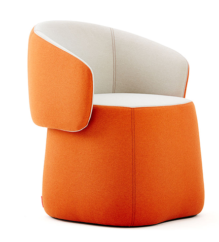 See Haworth Collection's Wanders' Tulip Lounge Chair