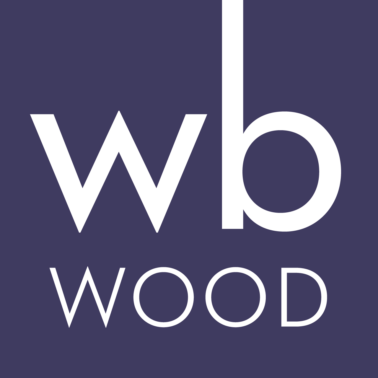 WB WOOD logo