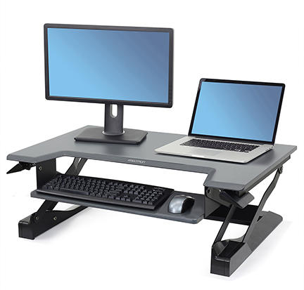 Sit-stand work station