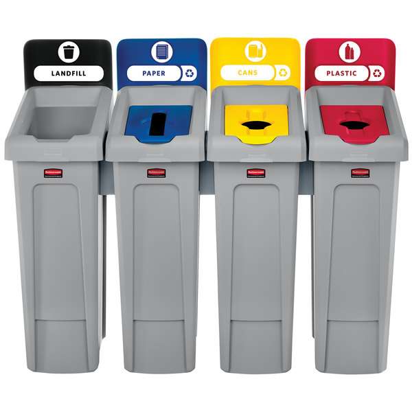 4-stream recycling stations