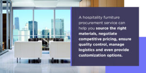 hospitality Furniture procurement services