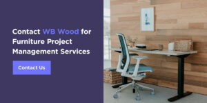 Contact WB Wood for financial institution furniture solutions