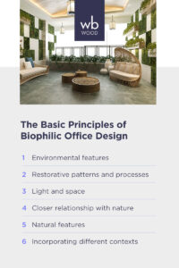 Principles of biophilic office design